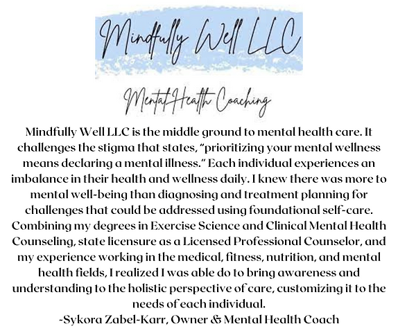 Mindfully Well LLC is the middle ground to mental health care. It challenges the stigma th